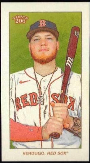 Alex Verdugo Baseball Cards 2022 Topps 206
