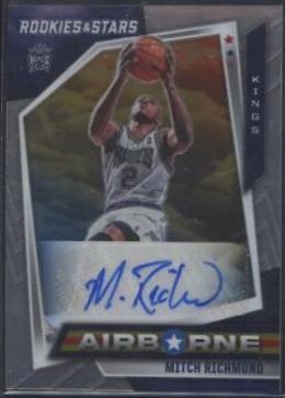Mitch Richmond #AIR-MRI Basketball Cards 2021 Panini Chronicles Airborne Signatures