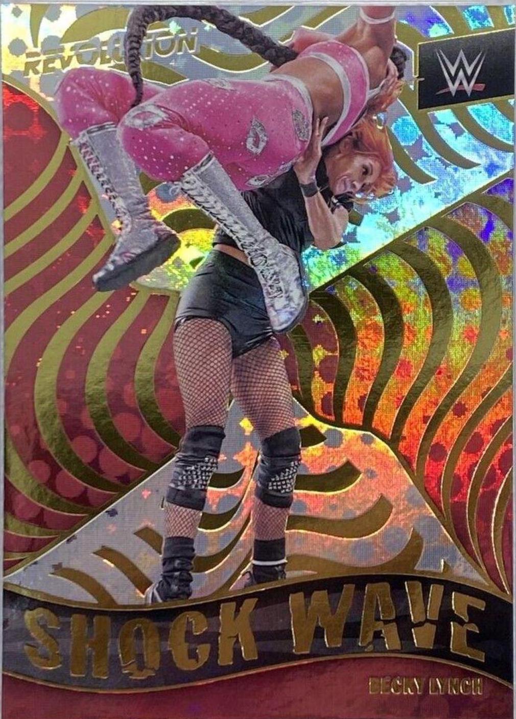 Becky Lynch #1 Wrestling Cards 2022 Panini Revolution WWE Shock Wave