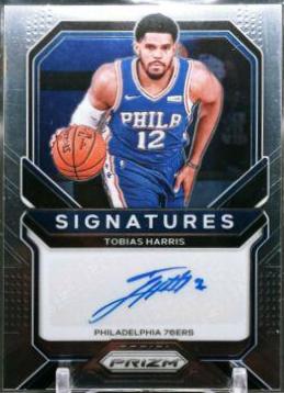Tobias Harris #SI-THA Basketball Cards 2020 Panini Prizm Signatures