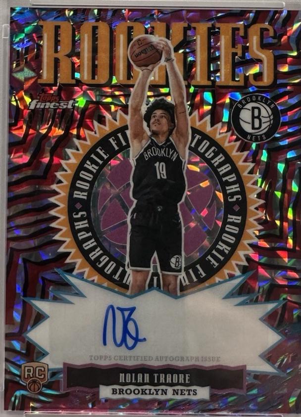 Nolan Traore [Red Black Geometric Refractor] #RFA-NT