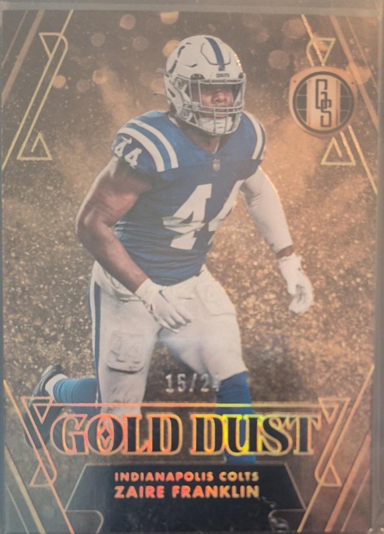 Zaire Franklin #12 Football Cards 2024 Panini Gold Standard Gold Dust