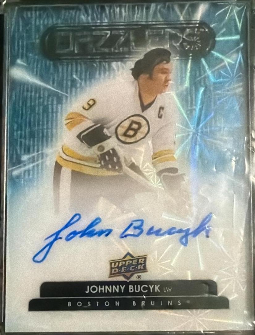 Johnny Bucyk #DA-JB 2025 Upper Deck Clear Cut Dazzlers Hockey