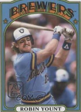 Robin Yount #70YT-22 Baseball Cards 2021 Topps 70 Years of Baseball