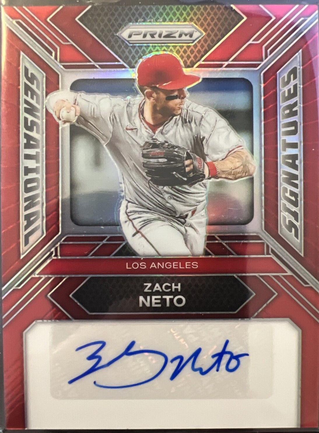 Zach Neto [Red] #SS-ZN Prices | 2024 Panini Prizm Sensational ...