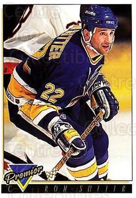 Ron Sutter #103 Hockey Cards 1993 Topps Premier