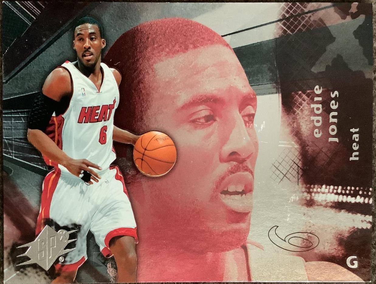 Eddie Jones #45 Basketball Cards 2004 Spx