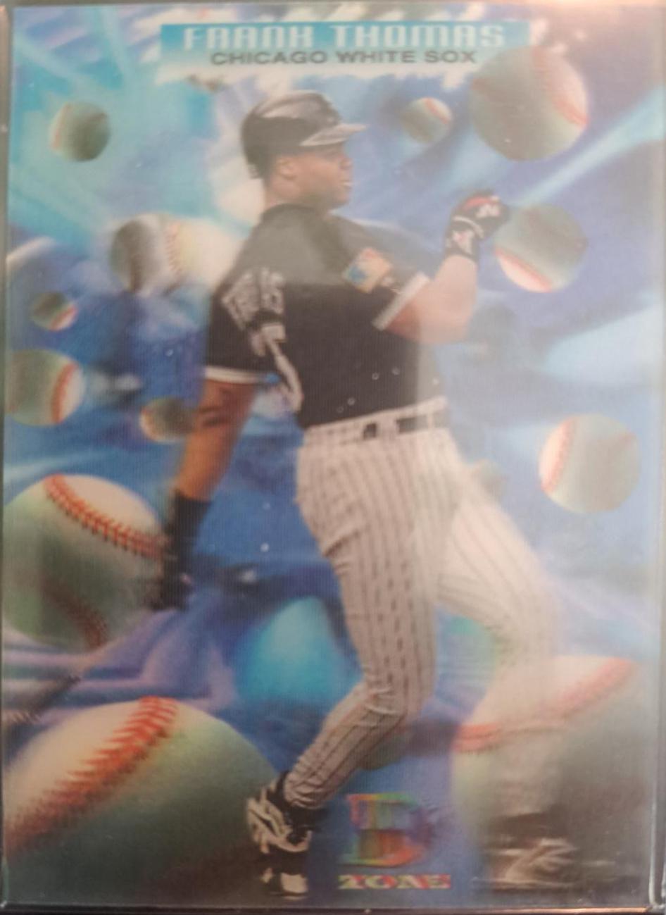 Frank Thomas #1 Baseball Cards 1995 Topps DIII Zone