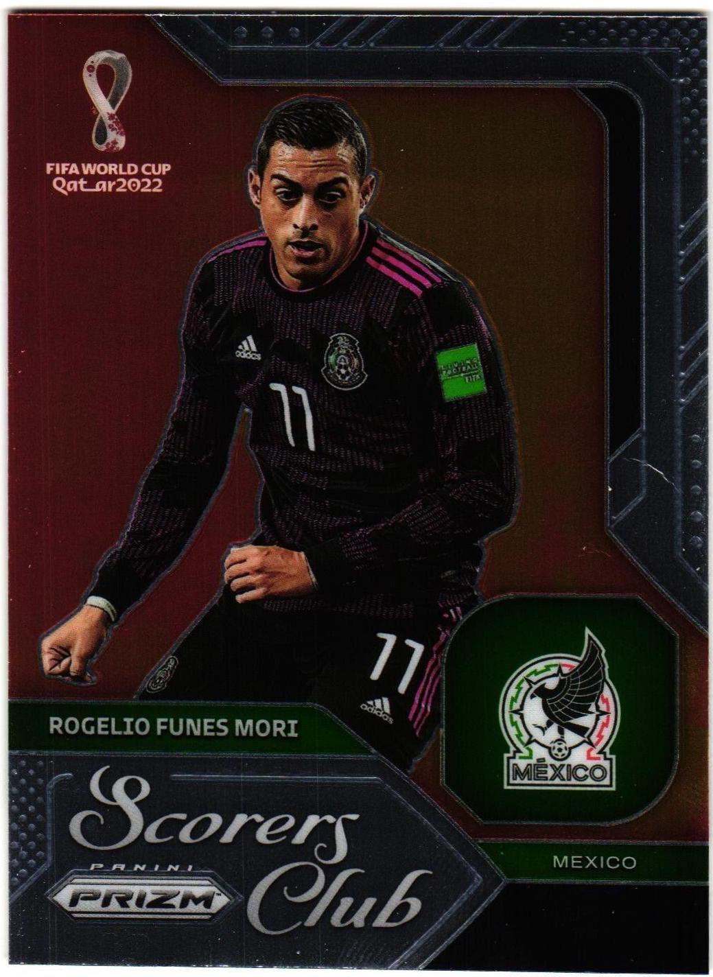 Rogelio Funes Mori #5 Soccer Cards 2022 Panini Prizm World Cup Scorers Club
