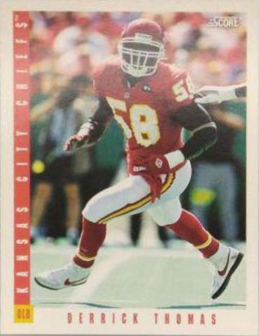 Derrick Thomas #149 Football Cards 1993 Panini Score