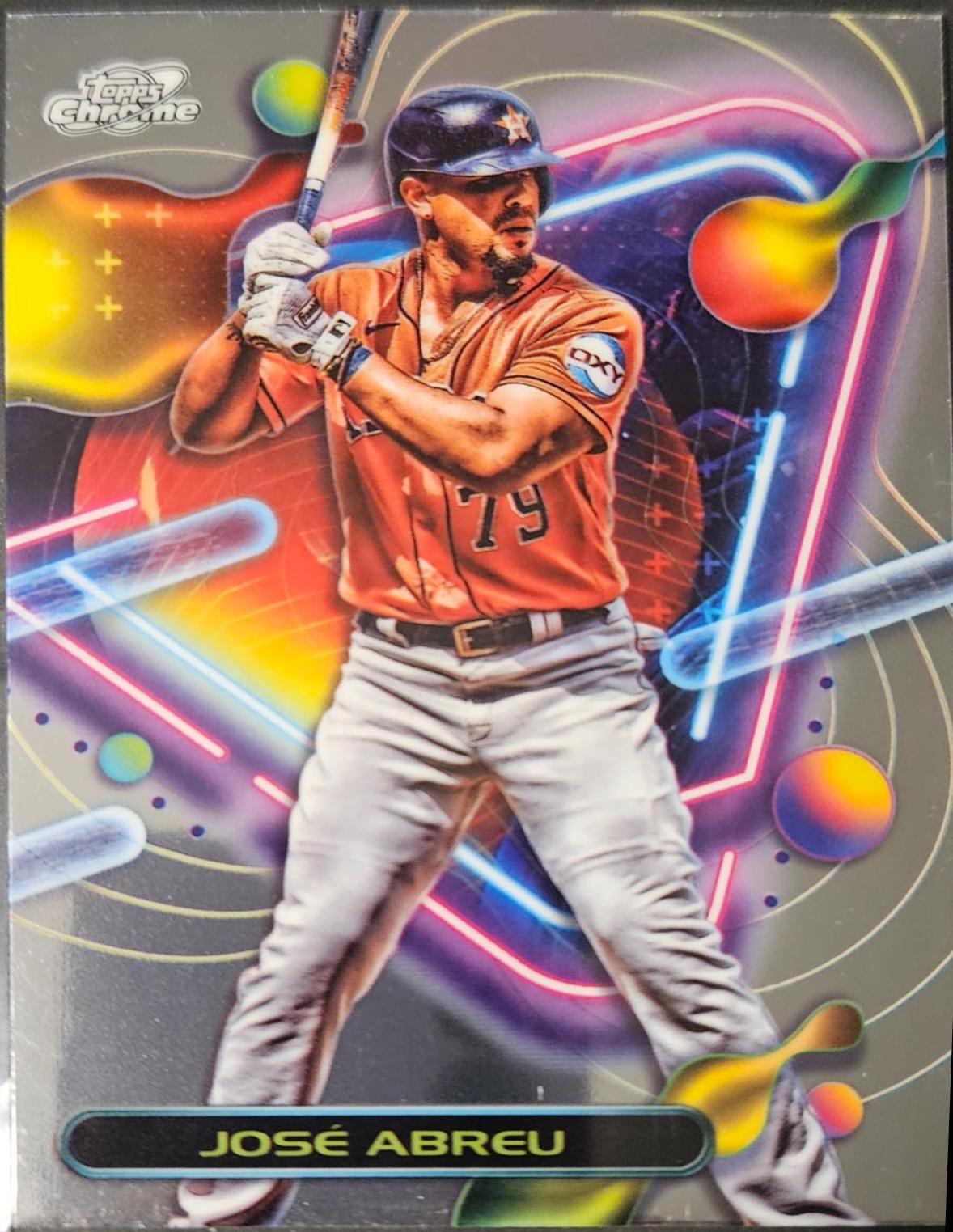Jose Abreu #4 Baseball Cards 2023 Topps Cosmic Chrome