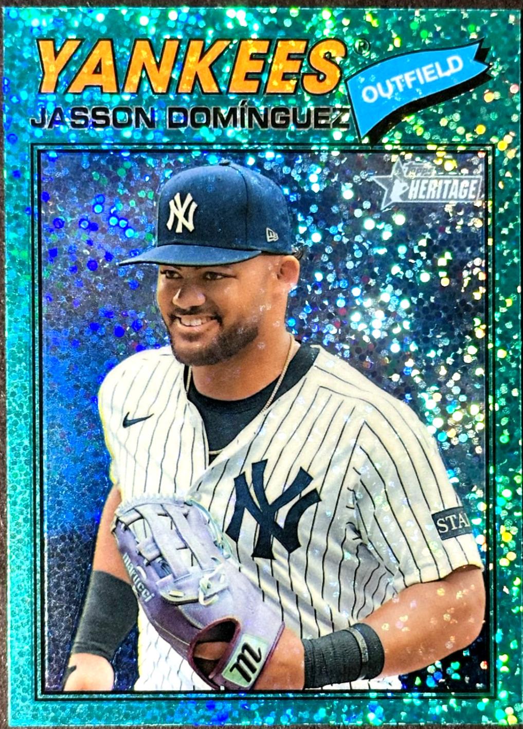 Jasson Dominguez [Aqua Sparkle Chrome] #104