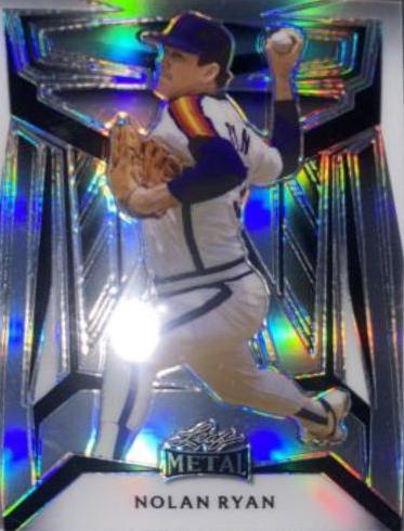 Nolan Ryan #B-26 Baseball Cards 2023 Leaf Metal Draft
