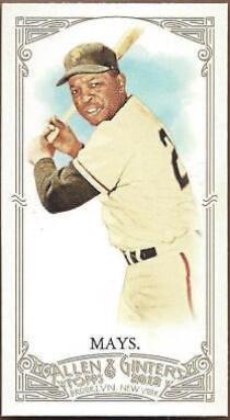 Willie Mays [Mini Allen & Ginter Back] #210