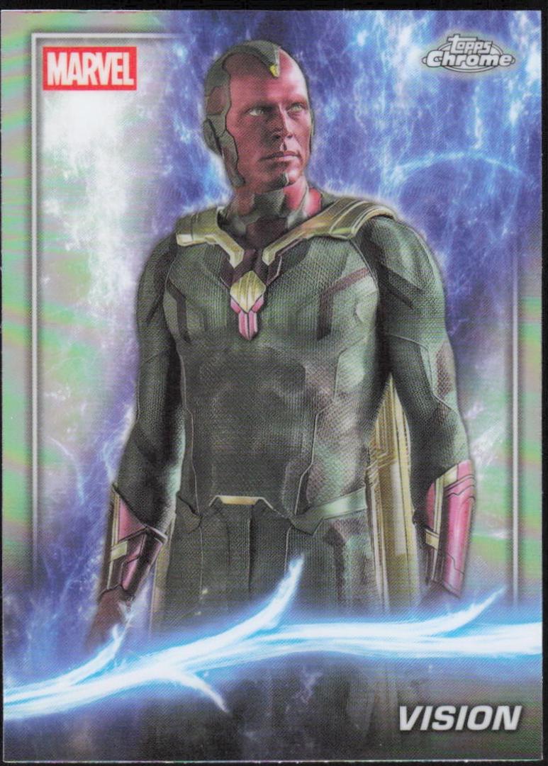 Vision [Rainbow Refractor] #55 Prices | Marvel 2025 Topps Chrome ...