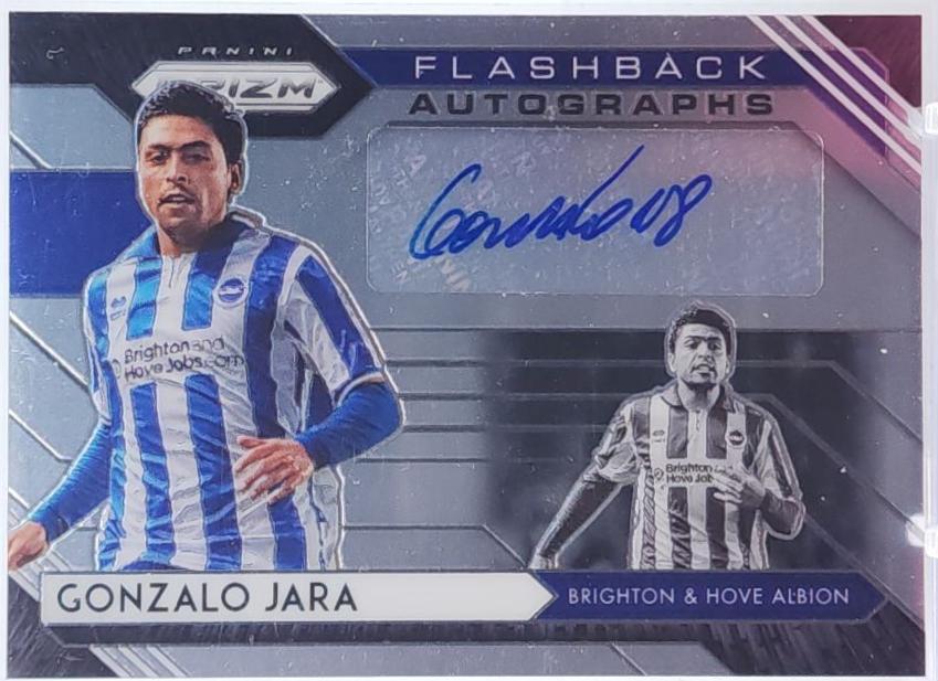 Gonzalo Jara #19 2020 Panini Prizm Premier League Flashback Autographs