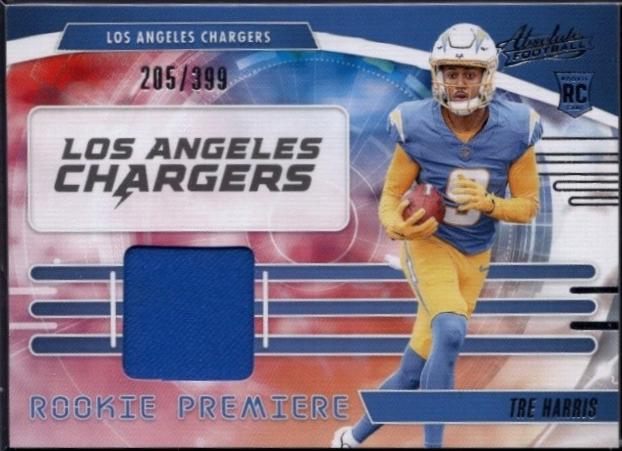 Tre Harris #15 2025 Panini Absolute Rookie Premiere Materials Football