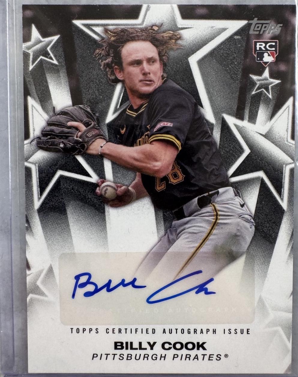 Billy Cook #BSA-COOK Baseball Cards 2025 Topps Baseball Stars Autograph