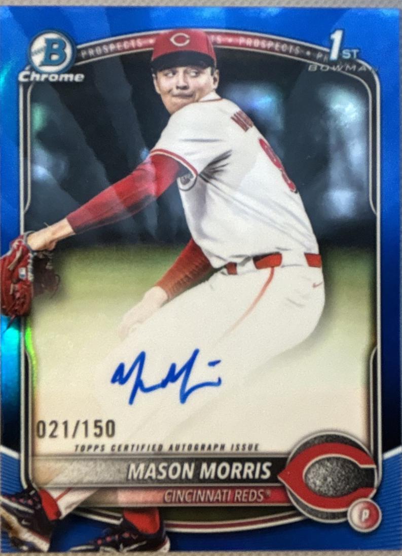 Mason Morris [Blue Refractor] #CPA-MM
