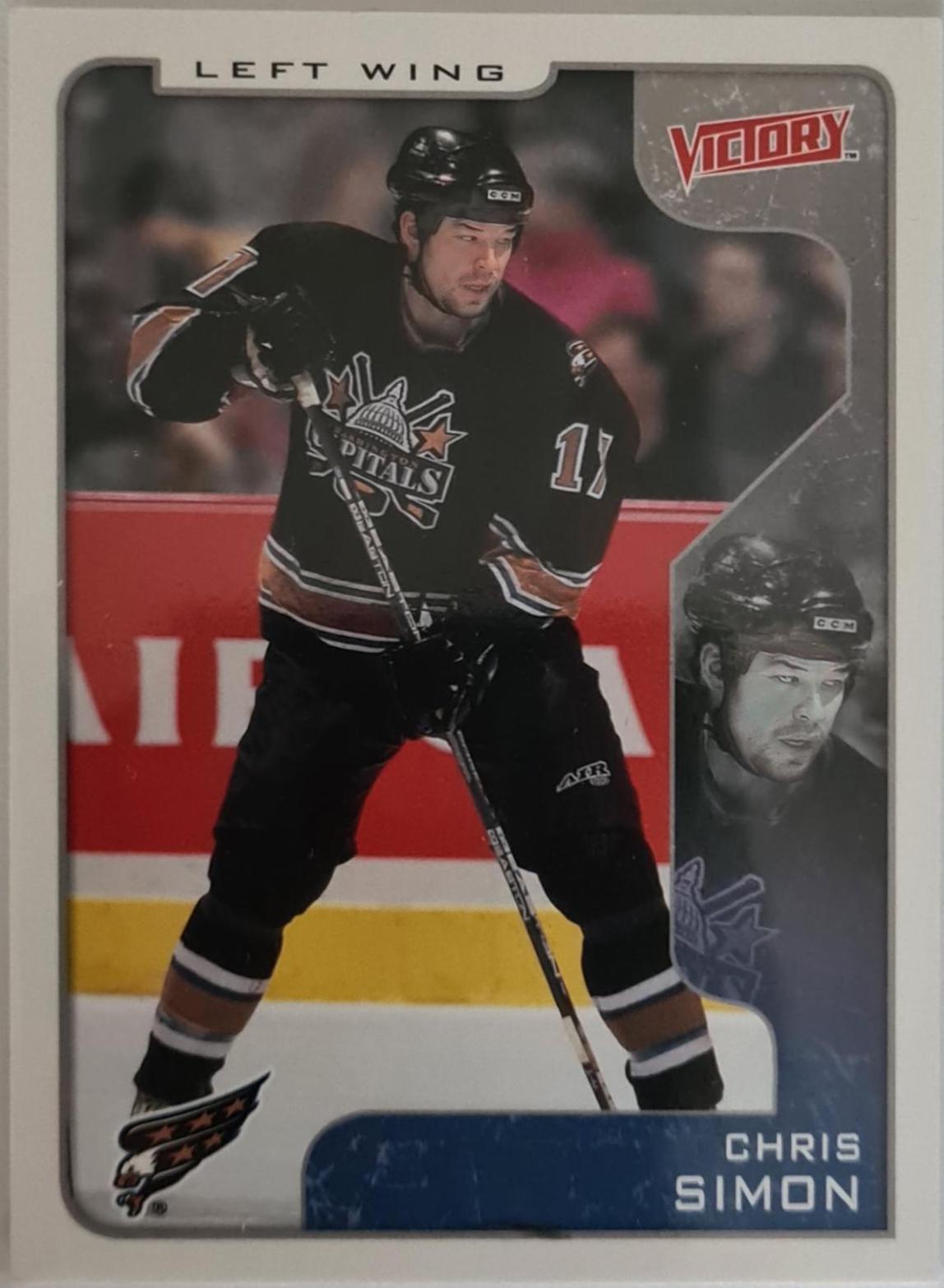 Chris Simon #353 Hockey Cards 2001 Upper Deck Victory