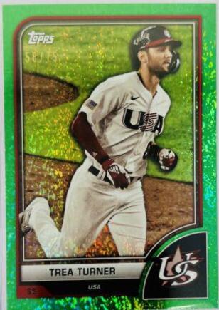 Trea Turner [Green Sparkle] #98
