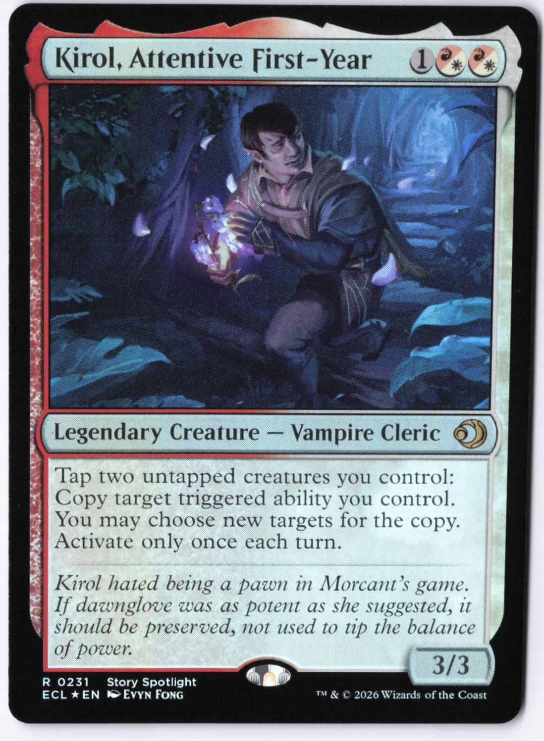 Kirol, Attentive First-Year [Foil] #231 Prices | Magic Lorwyn Eclipsed |  Magic Cards