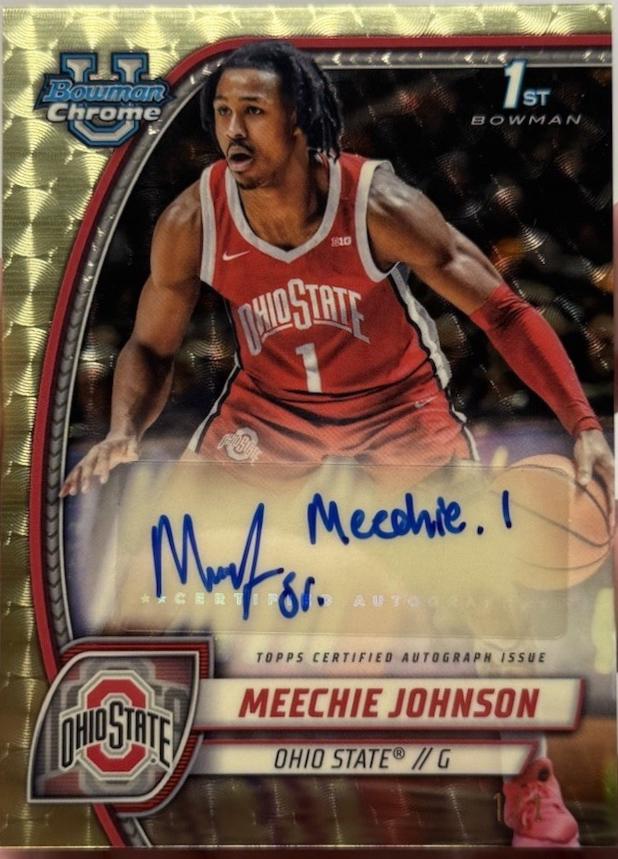 Meechie Johnson [Superfractor Autograph] #54