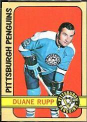 Duane Rupp #28 Hockey Cards 1972 Topps