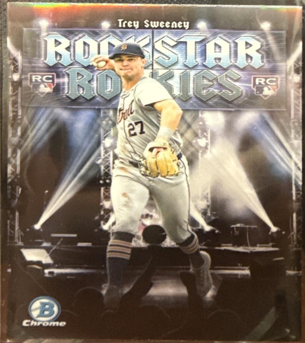Trey Sweeney #RR-2 Baseball Cards 2025 Bowman Rockstar Rookies