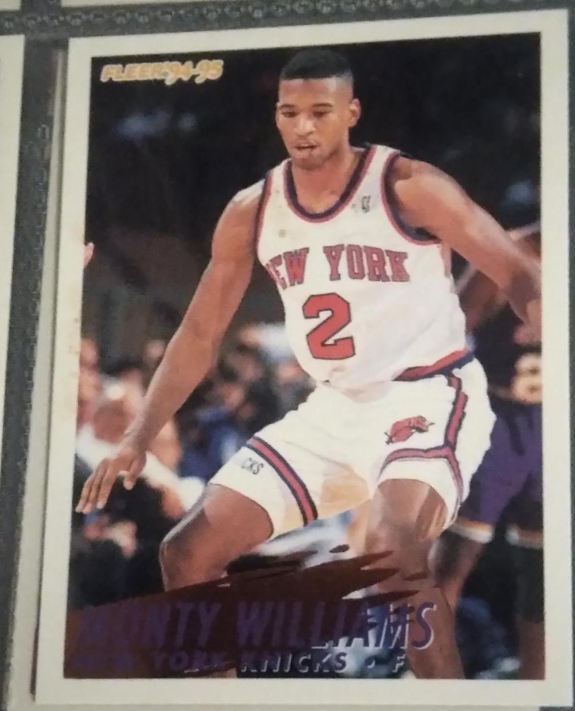 Monty Williams #335 Basketball Cards 1994 Fleer
