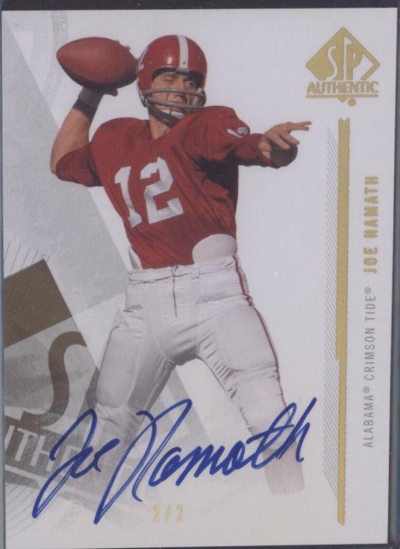 Joe Namath [Autograph Gold Spectrum] #130