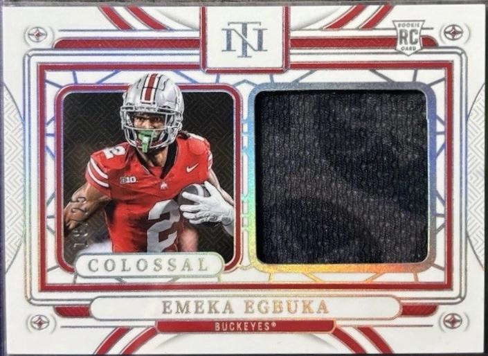Emeka Egbuka #8 2025 Panini National Treasures Collegiate Football