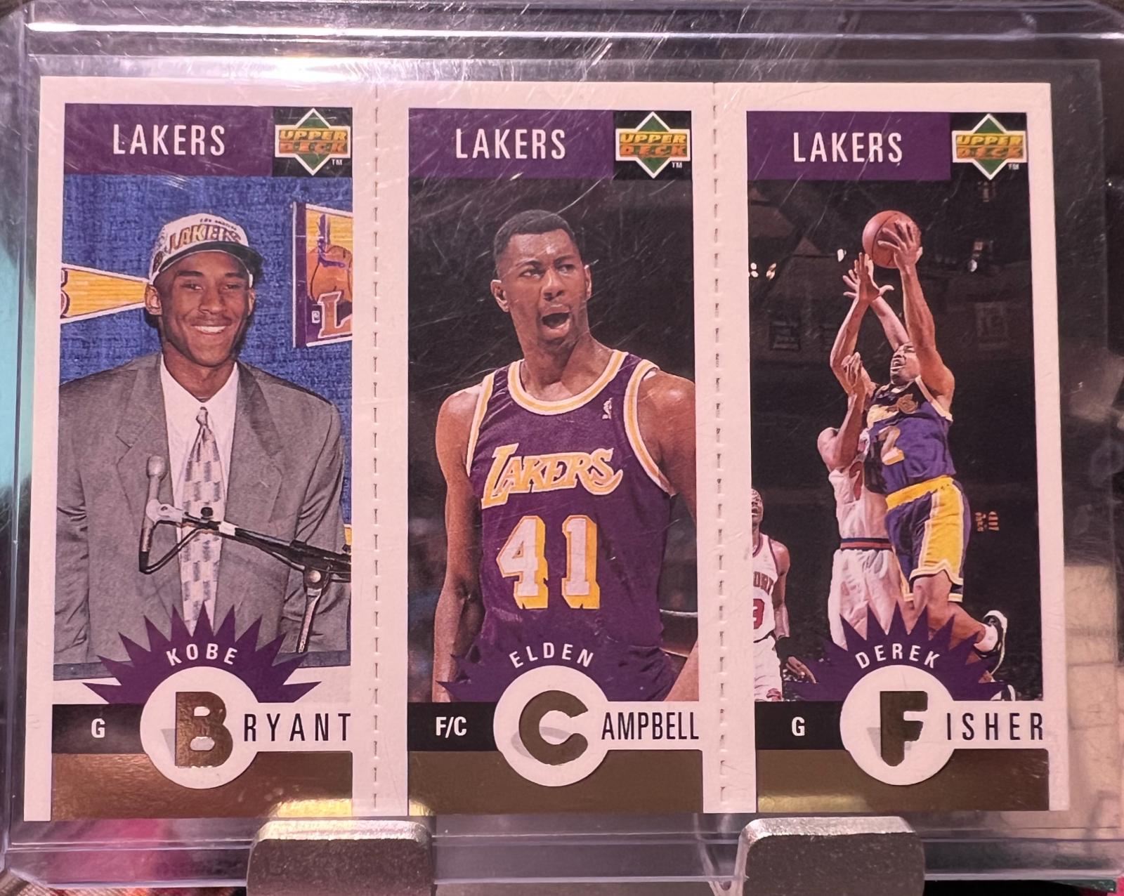 Bryant, Campbell, Fisher #L1 Basketball Cards 1997 Collector's Choice