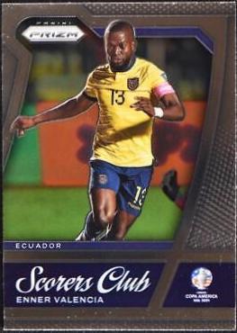 Enner Valencia #8 Soccer Cards 2024 Panini Prizm Copa America Scorers Club