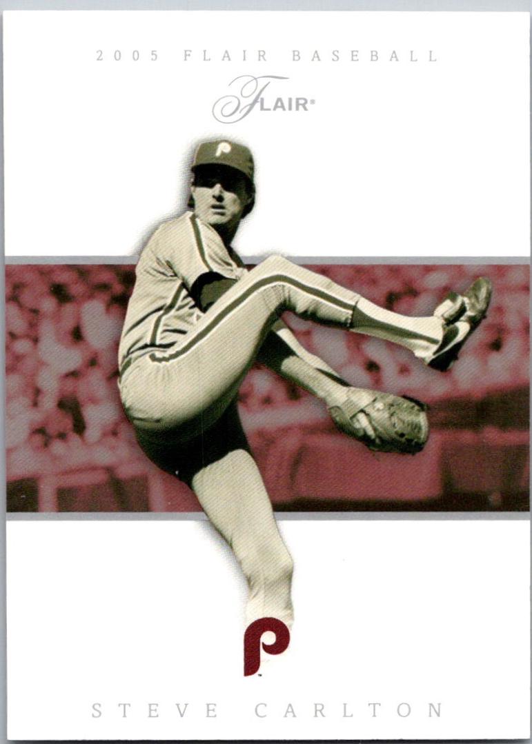 Steve Carlton #82 Baseball Cards 2005 Flair