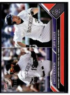 Charlie Blackmon, Larry Walker