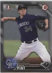 Riley Pint [Silver Border] #BD-50 Baseball Cards 2016 Bowman Draft Prices
