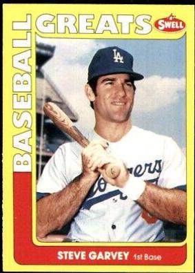 Steve Garvey #32 Baseball Cards 1991 Swell Greats