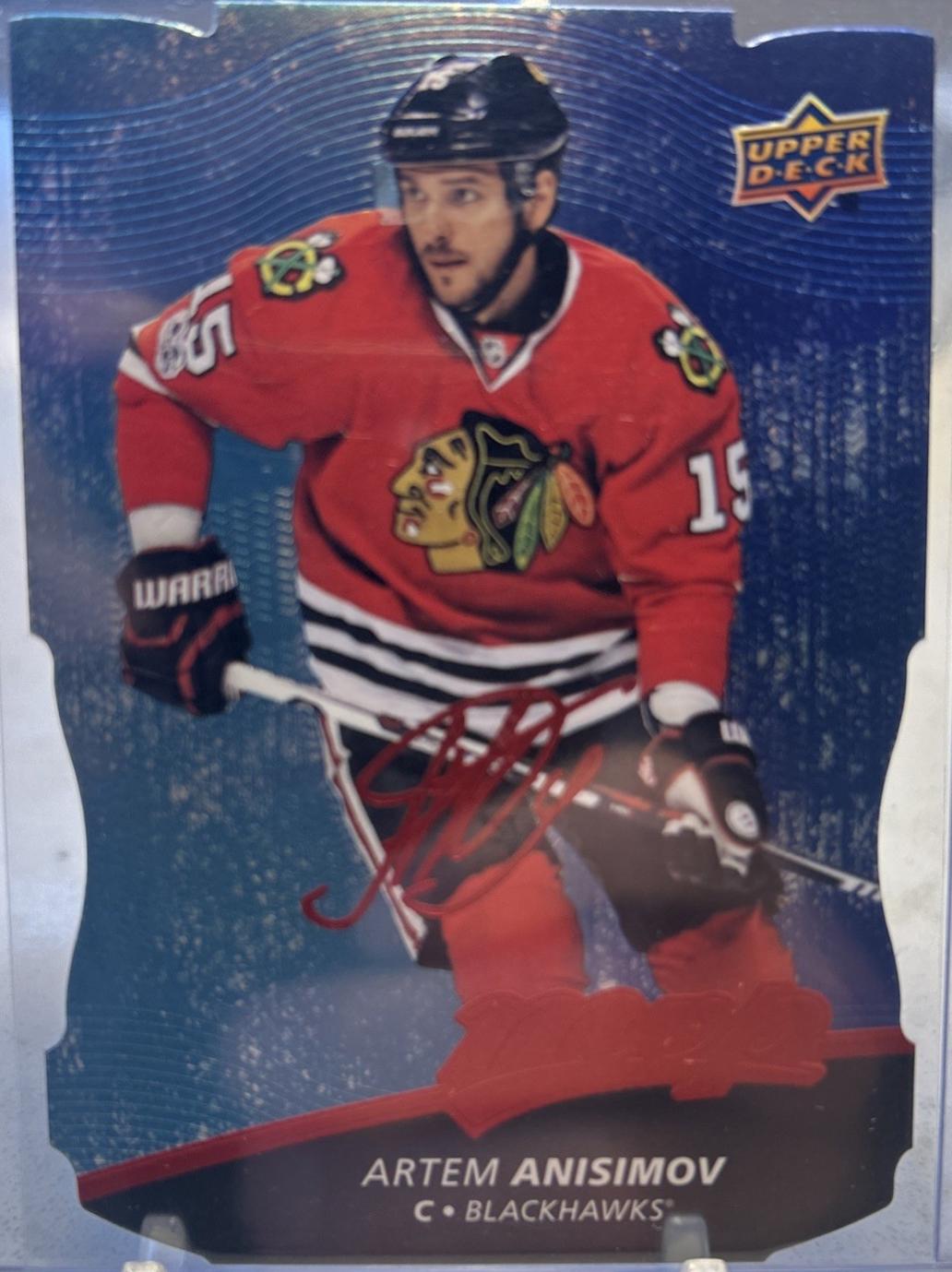 Artem Anisimov #117 2017-18 Upper Deck MVP Hockey