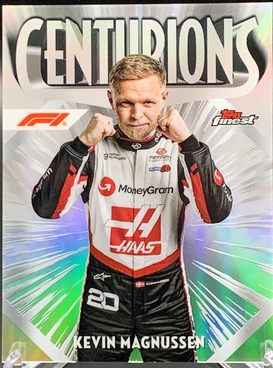 Kevin Magnussen #CEN-16 Racing Cards 2024 Topps Finest Formula 1 Centurions