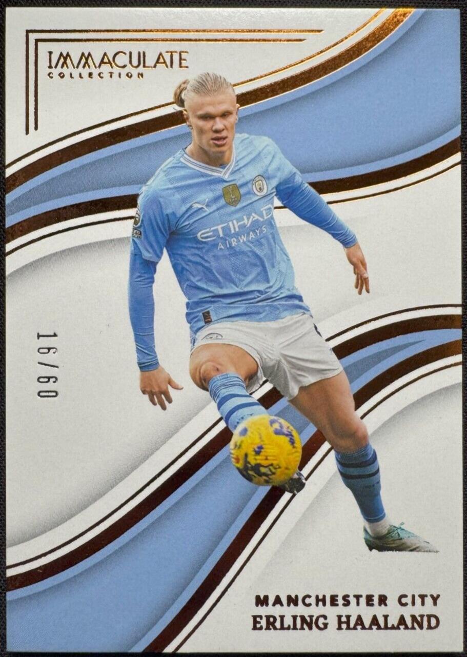 Erling Haaland #193 Soccer Cards 2023 Panini Immaculate