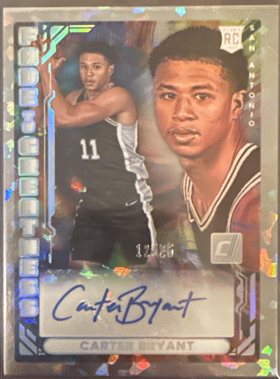 Carter Bryant #12 2025 Panini Donruss Fade To Greatness Basketball