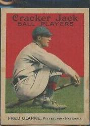 Fred Clarke #70 Baseball Cards 1915 Cracker Jack