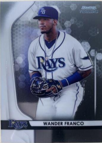 Wander Franco #BPR-1 Baseball Cards 2020 Bowman Sterling