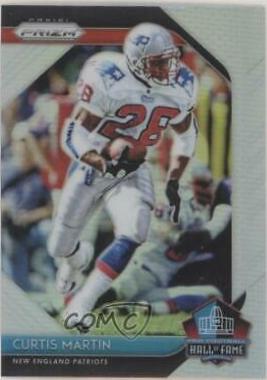 Curtis Martin #HOF-13 Football Cards 2018 Panini Prizm Hall of Fame