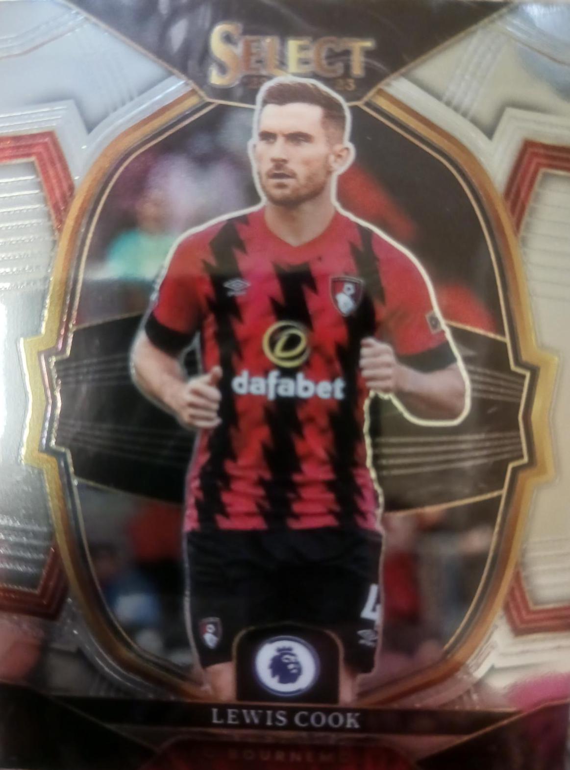 Lewis Cook #2 Soccer Cards 2022 Panini Select Premier League