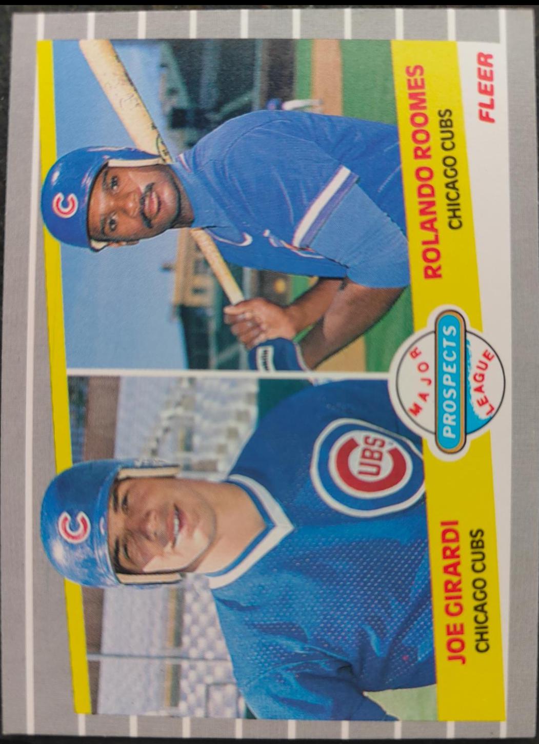 Joe Giradi-Rolando Roomes #644 Baseball Cards 1989 Fleer