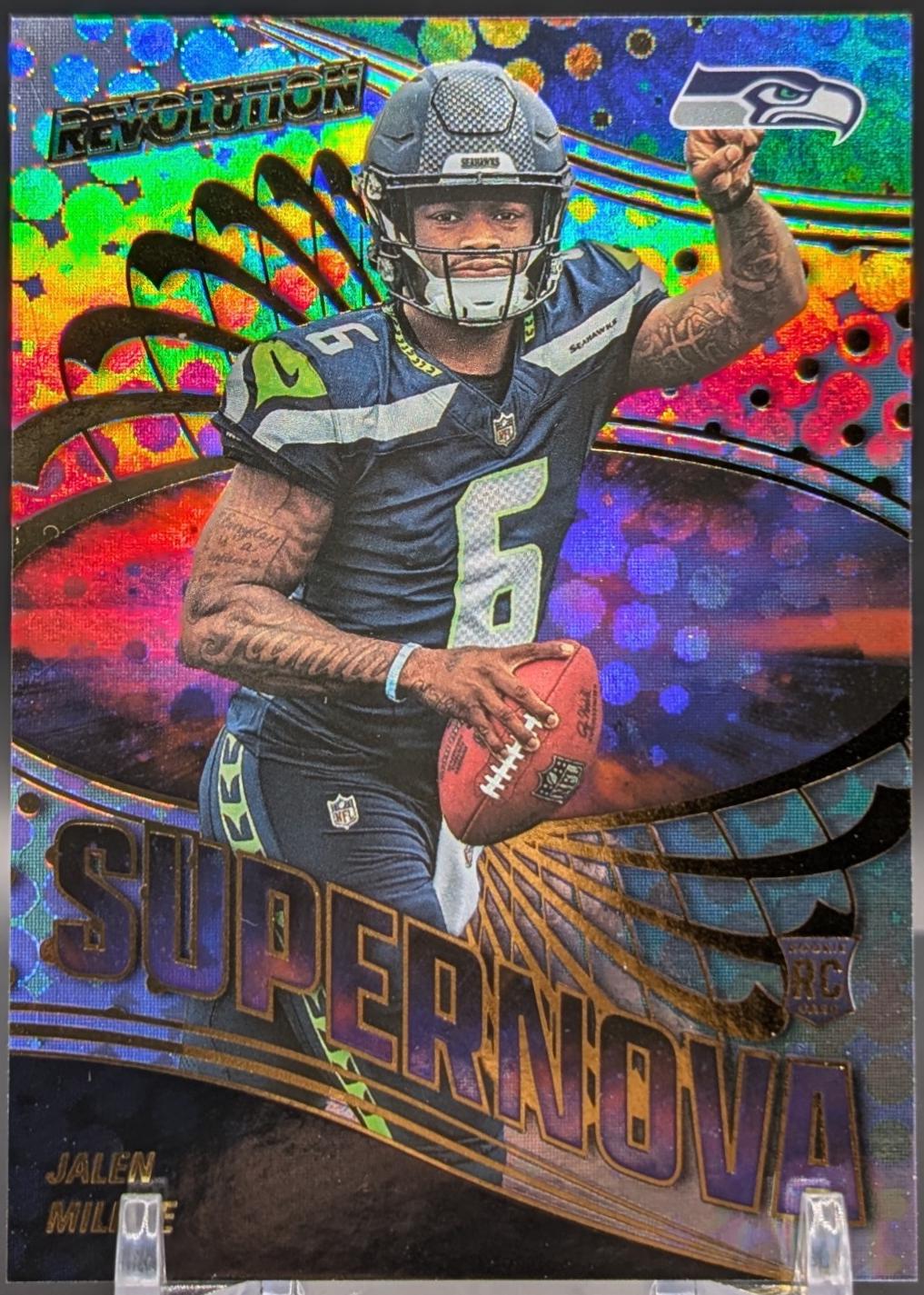 Jalen Milroe #15 2025 Panini Revolution Football Supernova