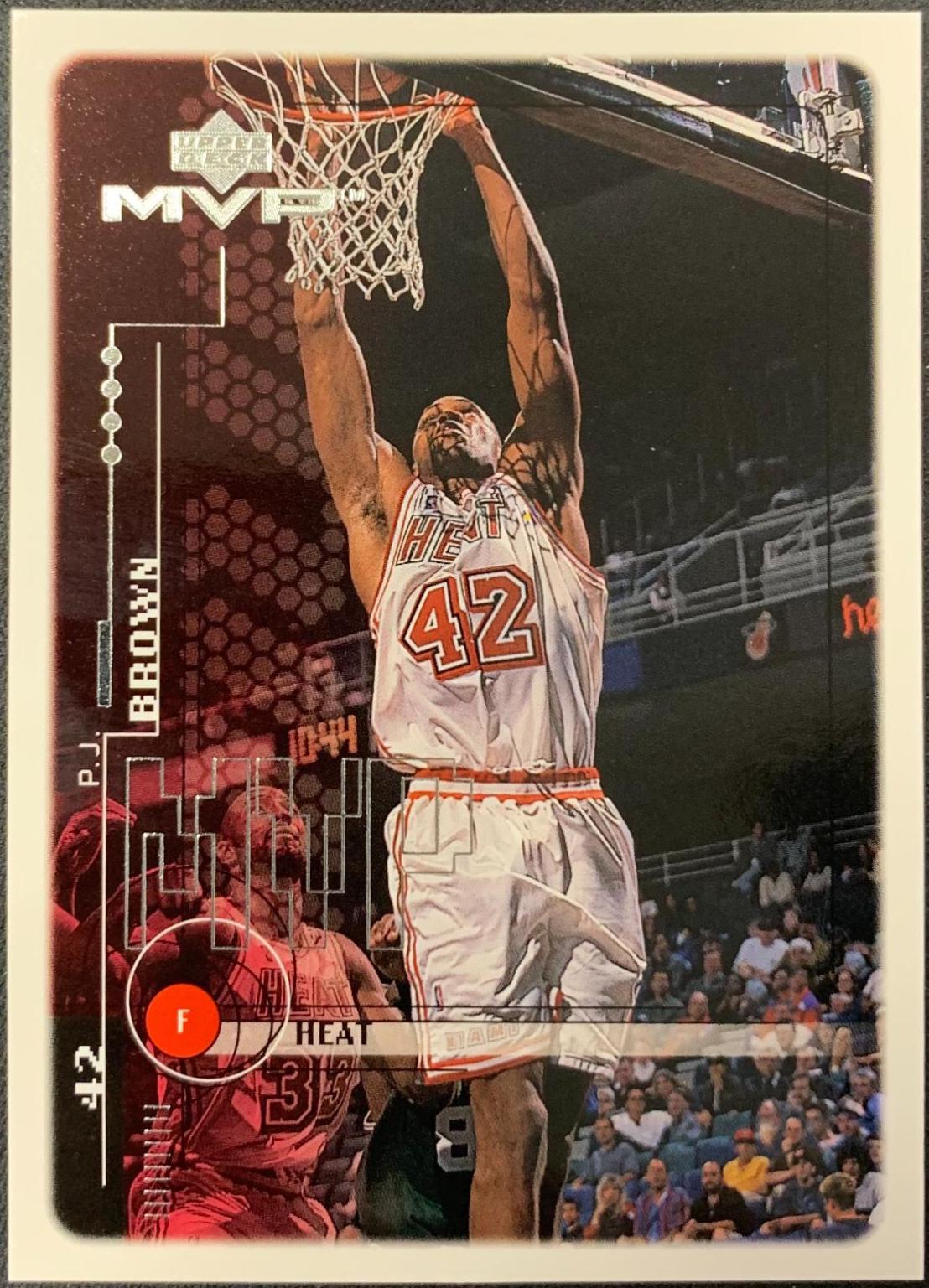 P.J. Brown #84 1999-00 Upper Deck MVP Basketball