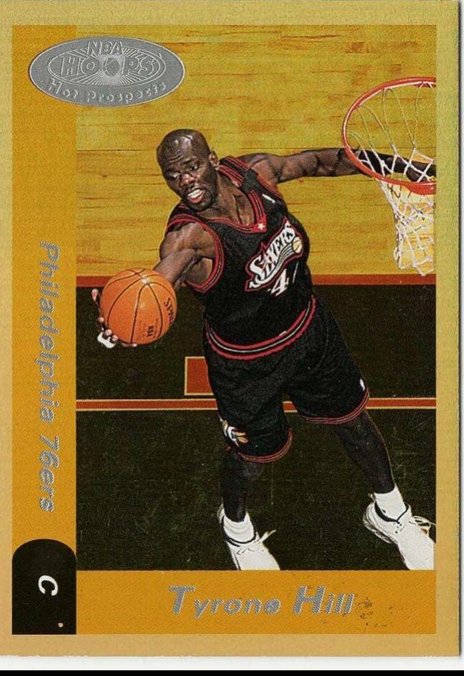 Tyrone Hill #97 Basketball Cards 2000 Hoops Hot Prospects